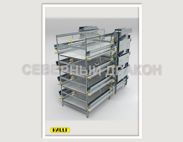 MODULO M - MEU  -  система клеток для кур-несушек Valli S.r.L. (Италия)